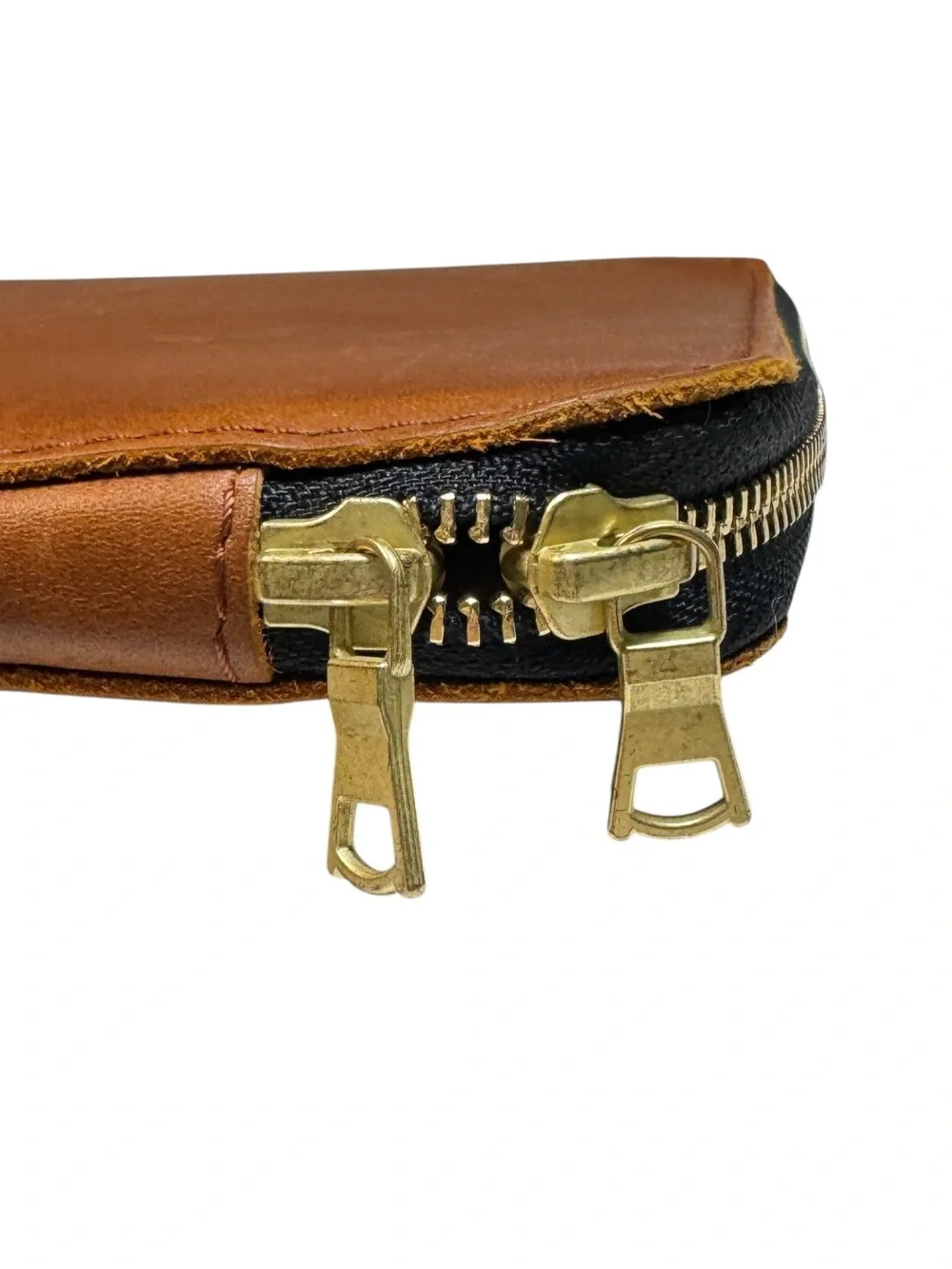 Portland Leather Goods - Brown Leather Laptop / IPad Zip Case